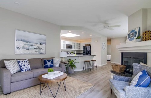 Ocean Beach Condo | NEW Charming Beach Style Condo Steps to the Sand