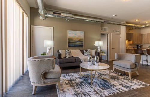 Milford Apartment | NEW Corporate Luxe Industrial Apartment in Downtown Milford