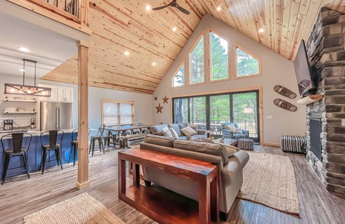 Paradise Point House | New Construction! Amazing Lakefront Home with Hot Tub + Firepit!