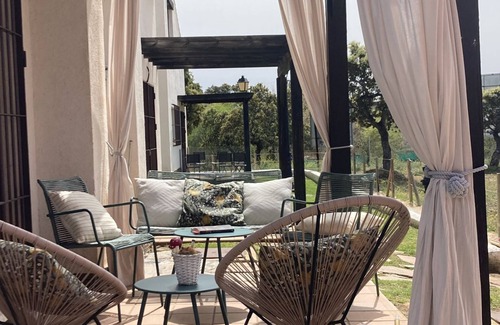 El Ronquillo House | New, cozy country house with fireplace in El Ronquillo