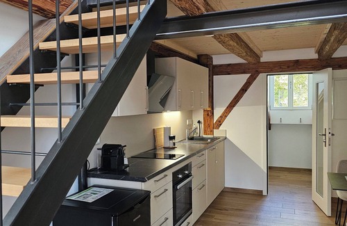 Windach Apartment | New, cozy vacation apartment in the attic with sleeping gallery, near Ammersee