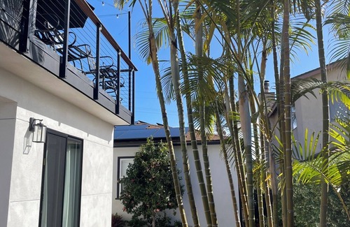 Point Loma House | New custom home in Point Loma with a view of the downtown skyline