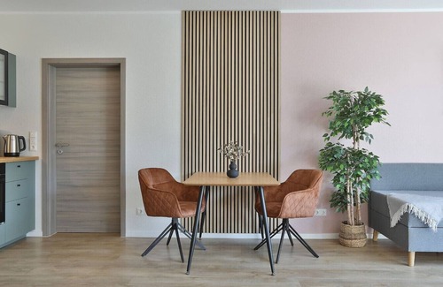 Dorfmark Apartment | NEW Design apartment Heidetraum, wallbox, terrace