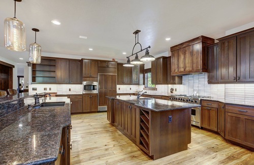 Christie Heights House | NEW Double Diamond Lodge by the Nordic Ski Trails! Luxury, Views, XBOX, Foosball, Billiards