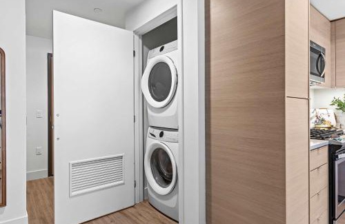 Civic Core Apartment | NEW Downtown Luxe King Suite with Sauna & Pool Access
