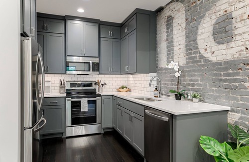Downtown Lincoln Condo | New Downtown Luxury Condo, by UNL, stadium & arena, above luxury retail #204
