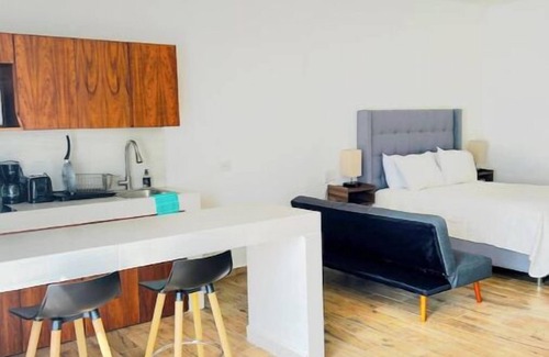 Colonia Andres Apartment | NEW Downtown Studio Cozumel