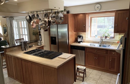 New Marlborough House | New England Family Home with Hot Tub and Pool