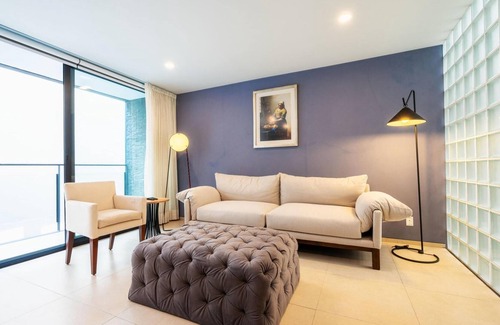 Coyoacan Apartment | NEW Equipped Condo w GYM Roof