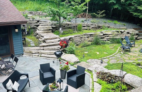 Hubertus House | NEW! Experience the Serene & Unique Blue Tree House – Hike, Relax & Lake Nearby