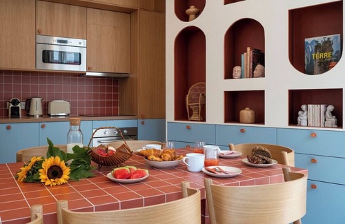 Malakoff Apartment | New Flat Terracotta Style - Greater Paris district