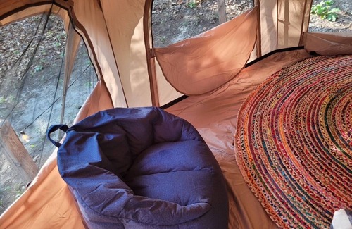 Stanton RV Rental | NEW! Glamping Yurt on w/Electric, Mini Fridge, Grill, Firepit Red River Gorge