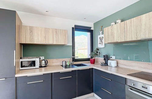 Santa-Reparata-di-Balagna House | NEW HOUSE WITH HEATED POOL VIEW ON THE BARAGE and Ile Rousse