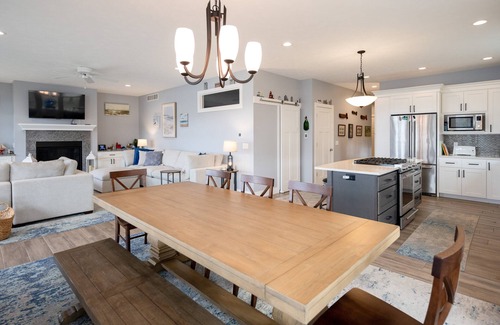 Port Sheldon House | New Home on Pigeon Lake with Lake Michigan Beach Access