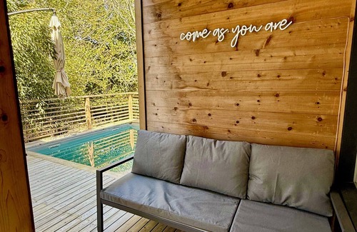 Fire Island Pines House | New House: 3 bedrooms with Pool, WiFi, A/C, Bay Views & Rooftop Deck in FI Pines