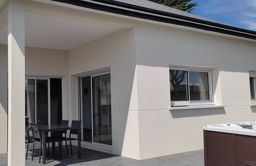 Pleherel-Plage-Vieux-Bourg House | New house for 2/4 people, jacuzzi, 900m from the Sables d'Or beach, free wifi