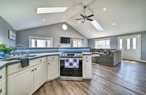 Houghton Lake House | NEW! Lake House w/A/C & Huge Deck! PET FRIENDLY!