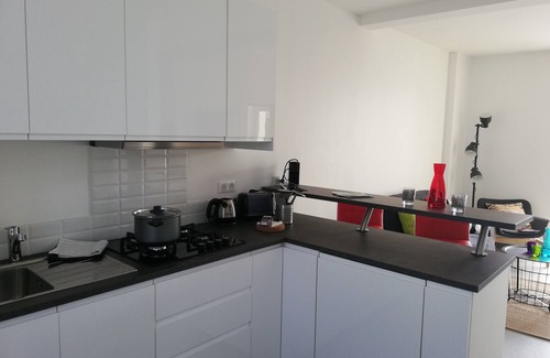 Portbail Apartment | NEW: Large ground floor apartment in front of Portbail harbor