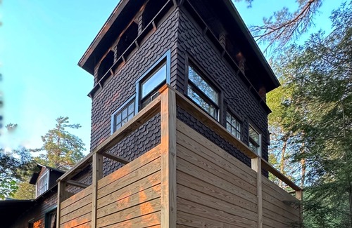 Saranac Lake House | NEW! Large Secluded Camp on Upper Saranac Lake-Ideal for Groups & Families
