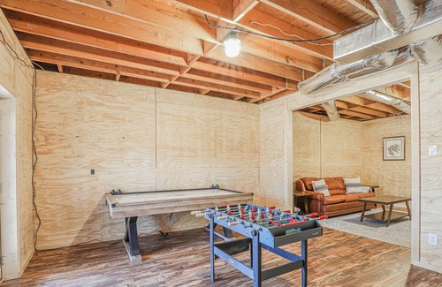 Morganton Cabin | New listing! Hot tub. Game room. Pet friendly. Close to downtown Blue Ridge.