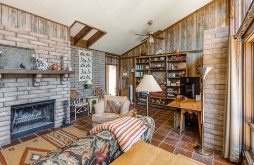 Angel Fire House | New listing! Lovely home filled with character w/ cozy fireplace and large patio