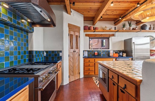 Seton Village House | New Listing! Modern Adobe Masterpiece | Hot Tub | Rooftop Deck