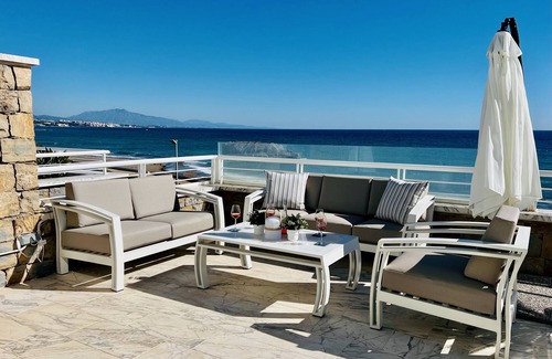 Casares del Mar Apartment | New Listing, Unique apartment beachfront. Large terrace to the sea