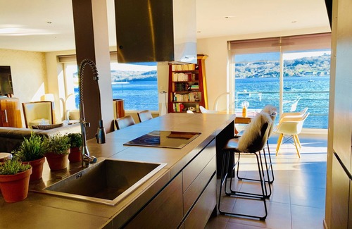 Le Relecq-Kerhuon House | NEW!LOFT EXCEPTIONAL SEA VIEW 1 bedrooms/bathroom TERRACE merPATIO, PERGOLAS 10 m