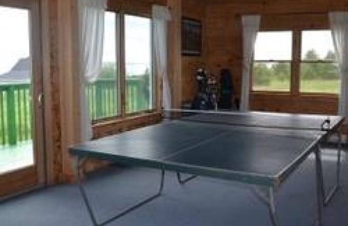 L'Ardoise West House | New Log Home with Gorgeous Ocean View in Historic Acadian Village