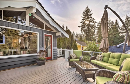 Federal Way House | NEW! Luxe Federal Way Retreat w/ Dock & Fire Pit!