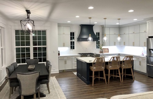 West Union House | NEW luxurious lakefront home with PRIVATE BEACH on LAKE KEOWEE near Clemson