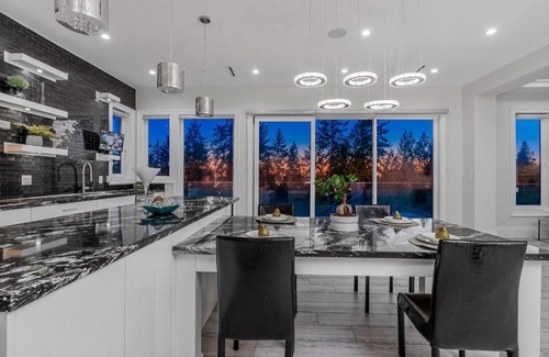West Vancouver House | New Luxury Large Modern Home with Pool & Views