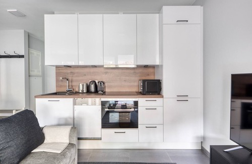 Muhlenbach Apartment | New Mühlenbach Studio w/Balcony & Elevator nr bus station, by Blueground