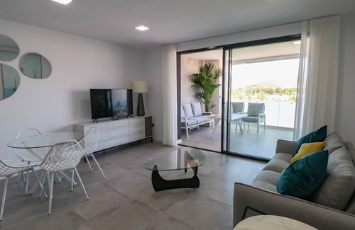 San Juan de los Terreros Apartment | New, modern and central apartment two minutes from the beach.