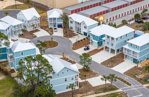 Panama City Beach Villa | NEW! Modern Beach House, Free Golf Cart Included!