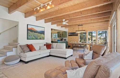 Tamarack Resort House | New! Modern Cabin w/fireplace/hot tub/sleeps 12