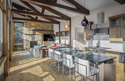 Weisshorn House | New Modern Chalet by InvitedHome | Shuttle to Ski, Lounges, Deck, Firepit, Views