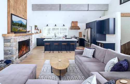 Tamworth House | New Modern Gray Barn Getaway - Game Room, EV Charger, Year-Round Fun!