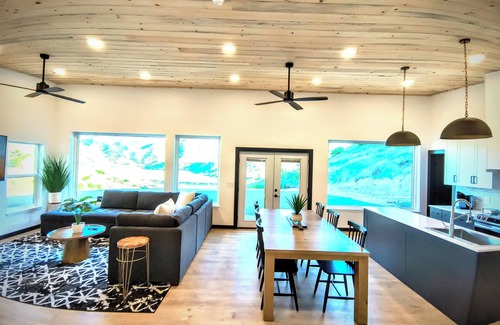 White Bird House | New, modern home in White Bird, with Salmon River views