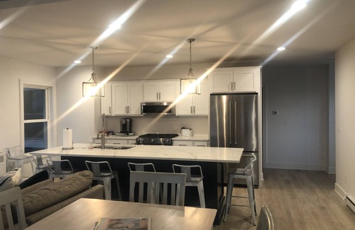Shelbyville House | New Modern, Lake Front House - Gun Lake. Sandy beach property!