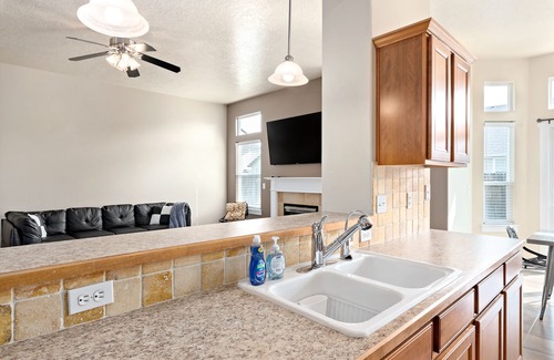 Meridian House | NEW! Modern Meridian vacation home - Foosball, Air Hockey, Steps from POOL