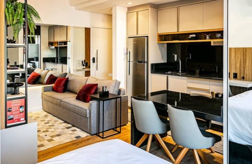 Centro Apartment | New, modern studio in the center of Floripa HAV103