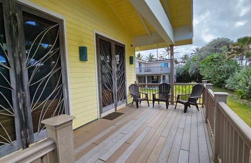 Laie House | 🌺New🌺 Moku Paradise B - Steps to beach | PCC