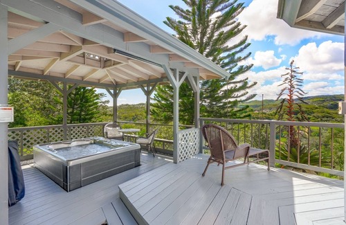 Lawai Apartment | NEW! Queen w/Private Outdoor Gazebo Hot Tub Salt Water