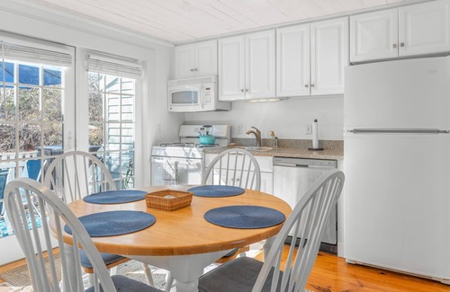 Mashpee Condo | New Rental-Maushop Village, 2-bedroom, 1.5 baths, A/C, patios & private beach
