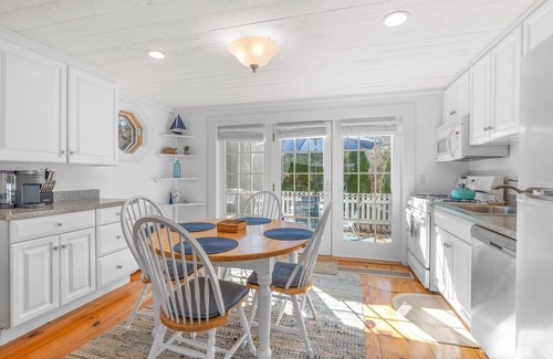 Mashpee Condo | New Rental-Maushop Village, 2-bedroom, 1.5 baths, A/C, patios & private beach