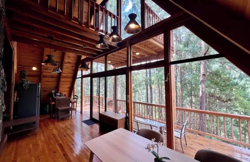 San Jose del Pacifico Ski Chalet | New Secret Chalet in Magic Forest with Starlink