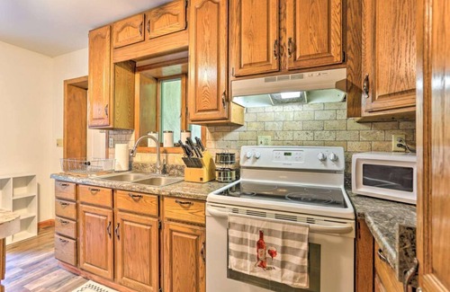Tunkhannock Township House | NEW! Secluded Pocono Lake Home: Fire Pit & Hot Tub