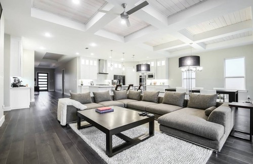 Dallas House | New Single Level Ranch Home by Highland Park with Pool