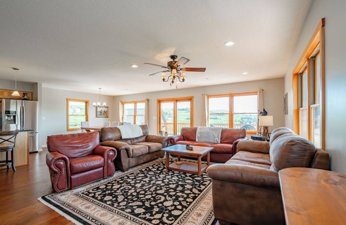 Waterfront Greens House | New! Tee Time: Lake Access, Hot Tub, Fireplace, Dock!